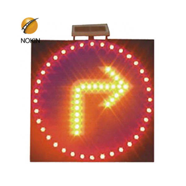 Solar Powered Stop Road Sign Reflective LED Traffic Sign